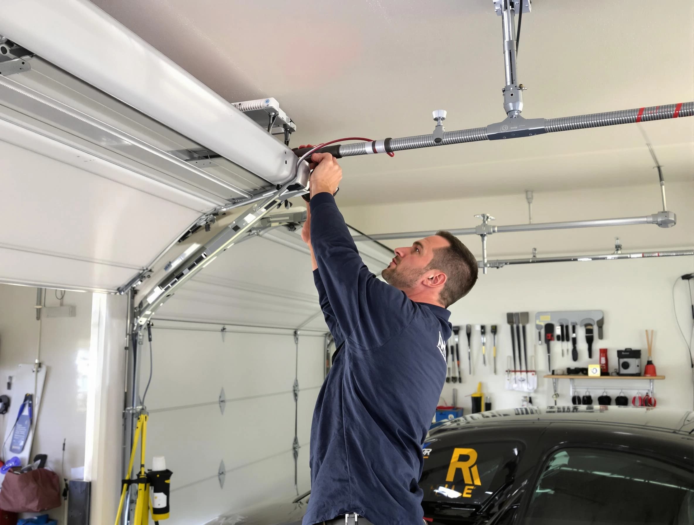 Tolleson Garage Door Repair technician performing garage door cable repair in Tolleson
