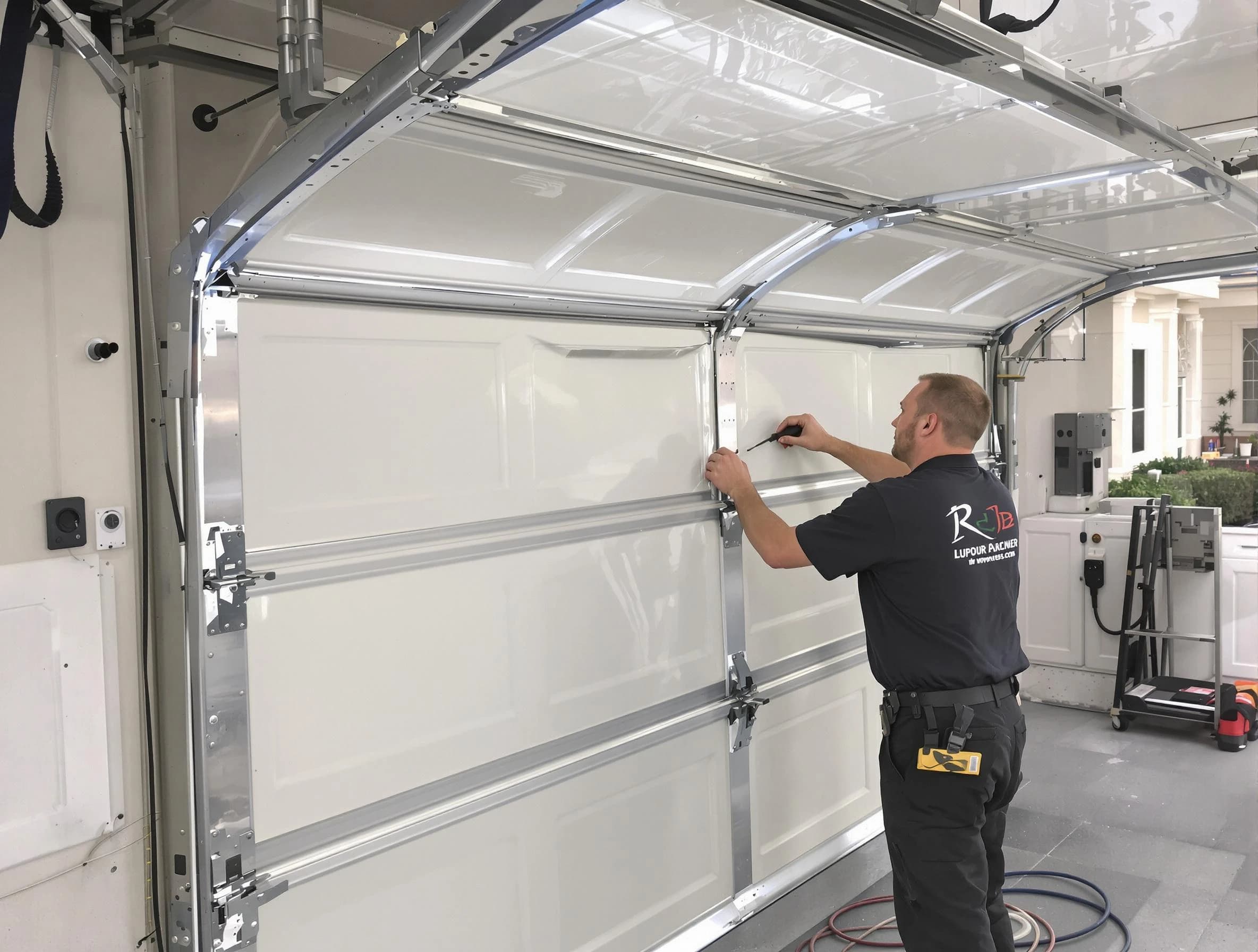 Tolleson Garage Door Repair professional performing panel repair in Tolleson