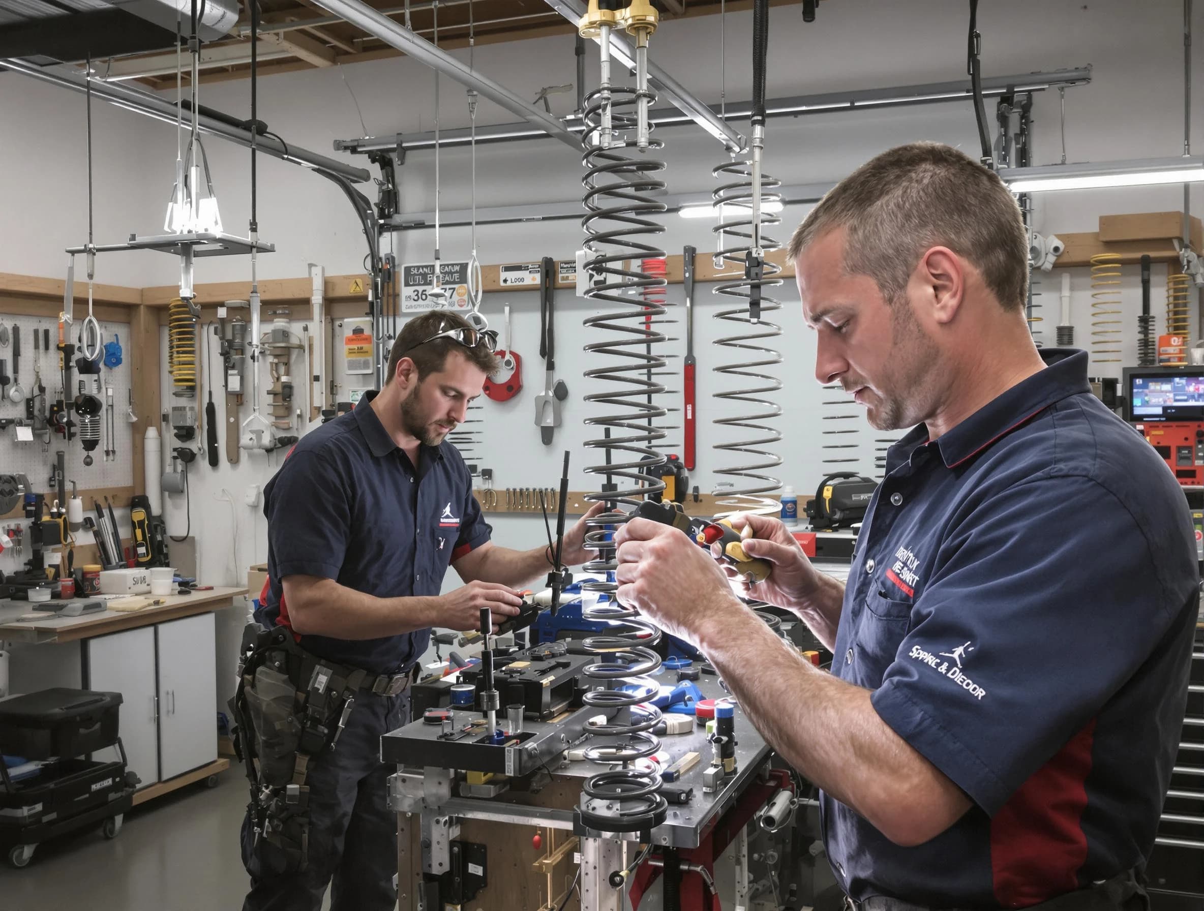 Garage door spring repair service by Tolleson Garage Door Repair in Tolleson