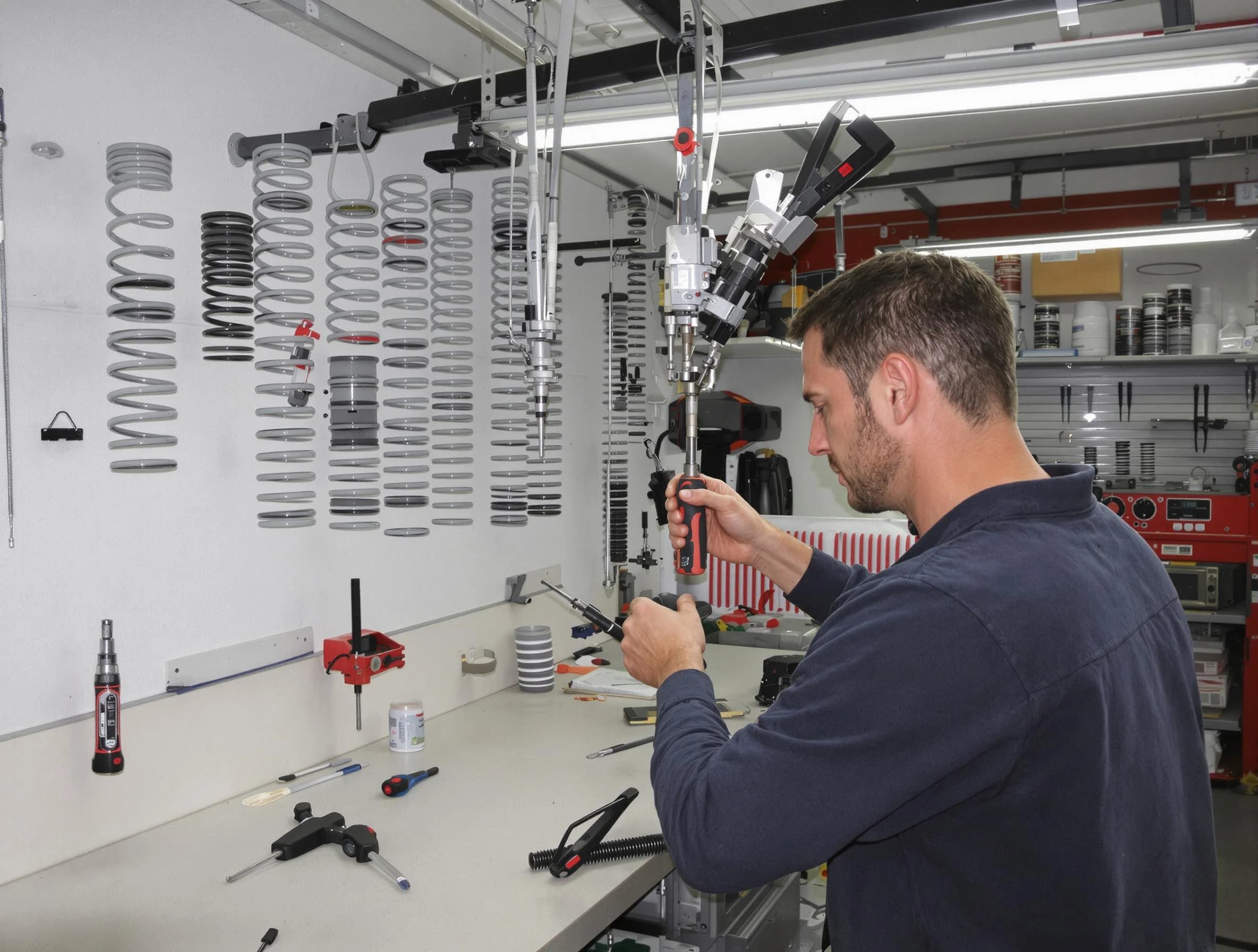 Tolleson Garage Door Repair safety certified technician performing precision spring replacement in Tolleson