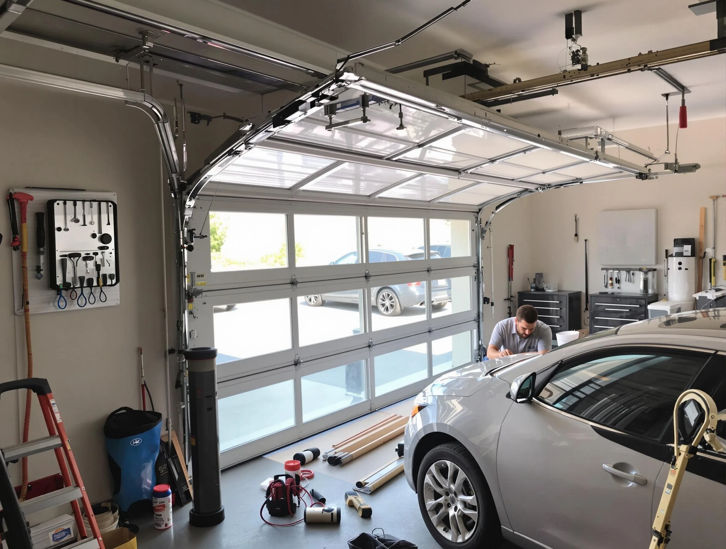 Garage door noise reduction service by Tolleson Garage Door Repair in Tolleson